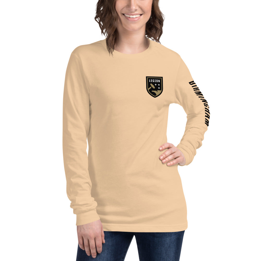 Birmingham Legion FC LC/Sleeve Crest 2-Hit Unisex Long Sleeve T-Shirt