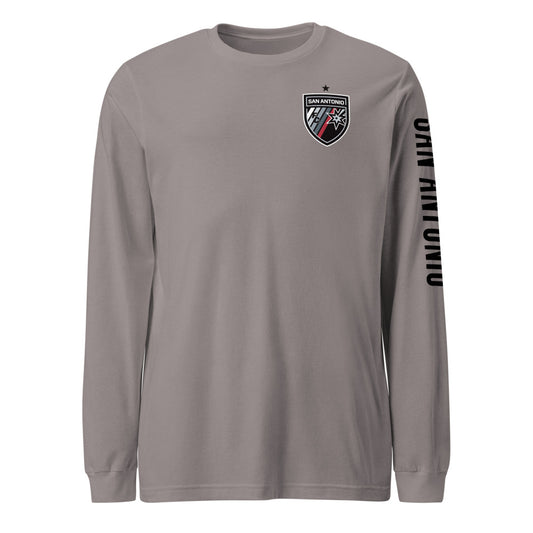 San Antonio FC LC/Sleeve Crest 2-Hit Unisex Long Sleeve T-Shirt Storm