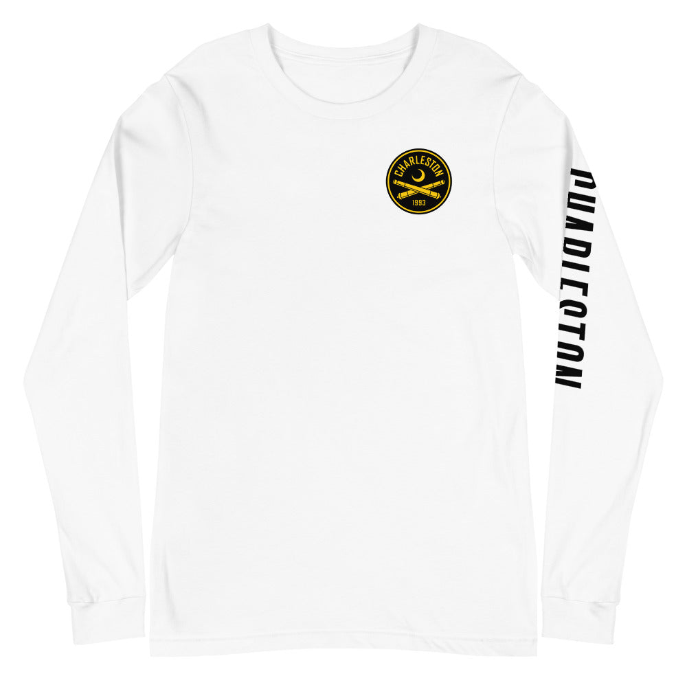 Charleston Battery LC/Sleeve Crest 2-Hit Unisex Long Sleeve T-Shirt