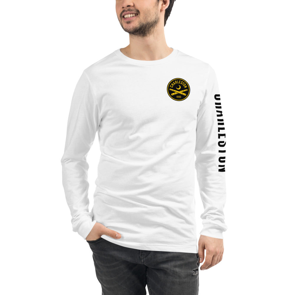 Charleston Battery LC/Sleeve Crest 2-Hit Unisex Long Sleeve T-Shirt