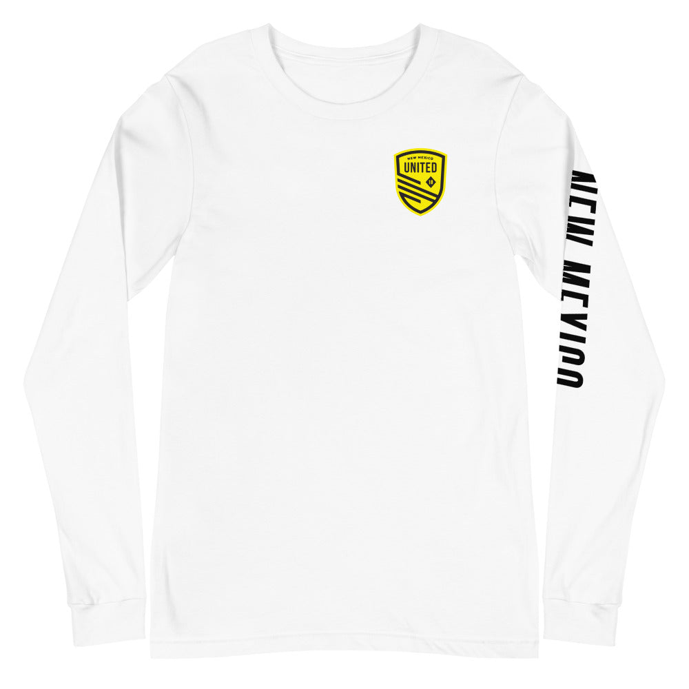 New Mexico United LC/Sleeve Crest 2-Hit Unisex Long Sleeve T-Shirt