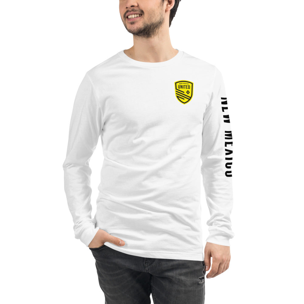 New Mexico United LC/Sleeve Crest 2-Hit Unisex Long Sleeve T-Shirt