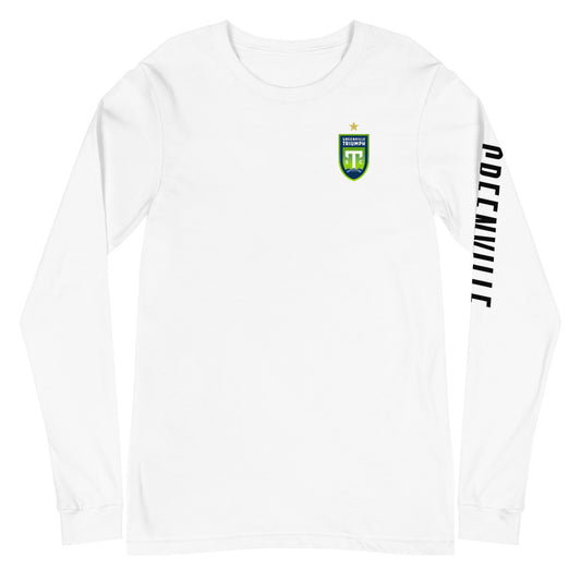 Greenville triumph sc unisex long sleeve t-shirt - white