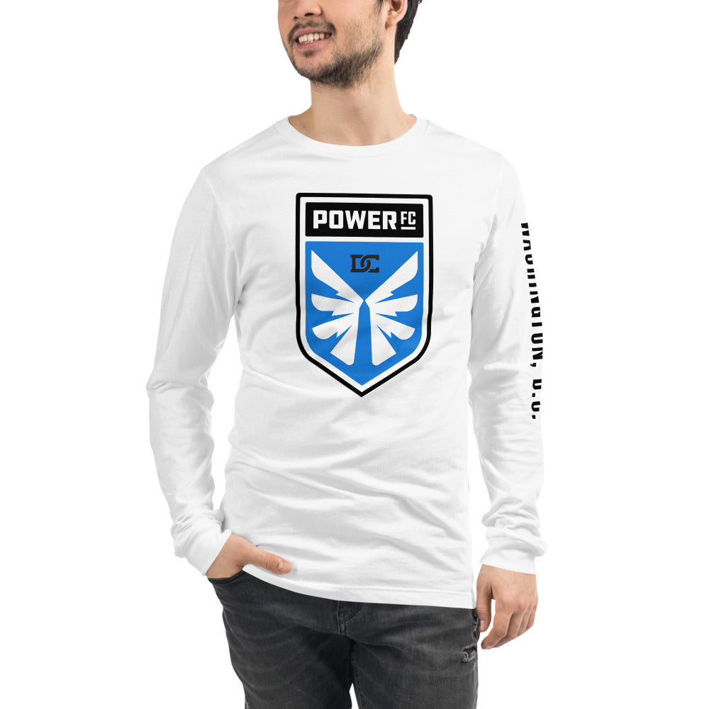 DC Power LC/Sleeve Crest 2-Hit Unisex Long Sleeve T-Shirt