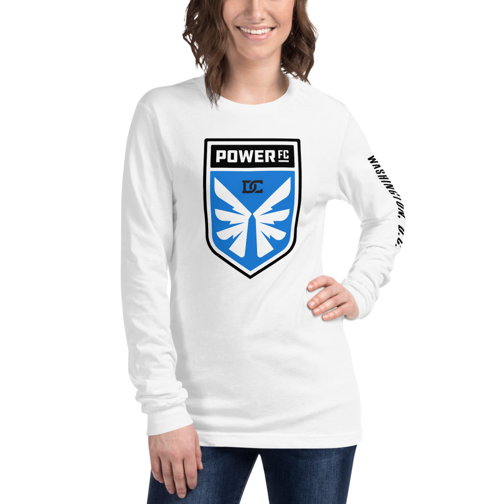 DC Power LC/Sleeve Crest 2-Hit Unisex Long Sleeve T-Shirt