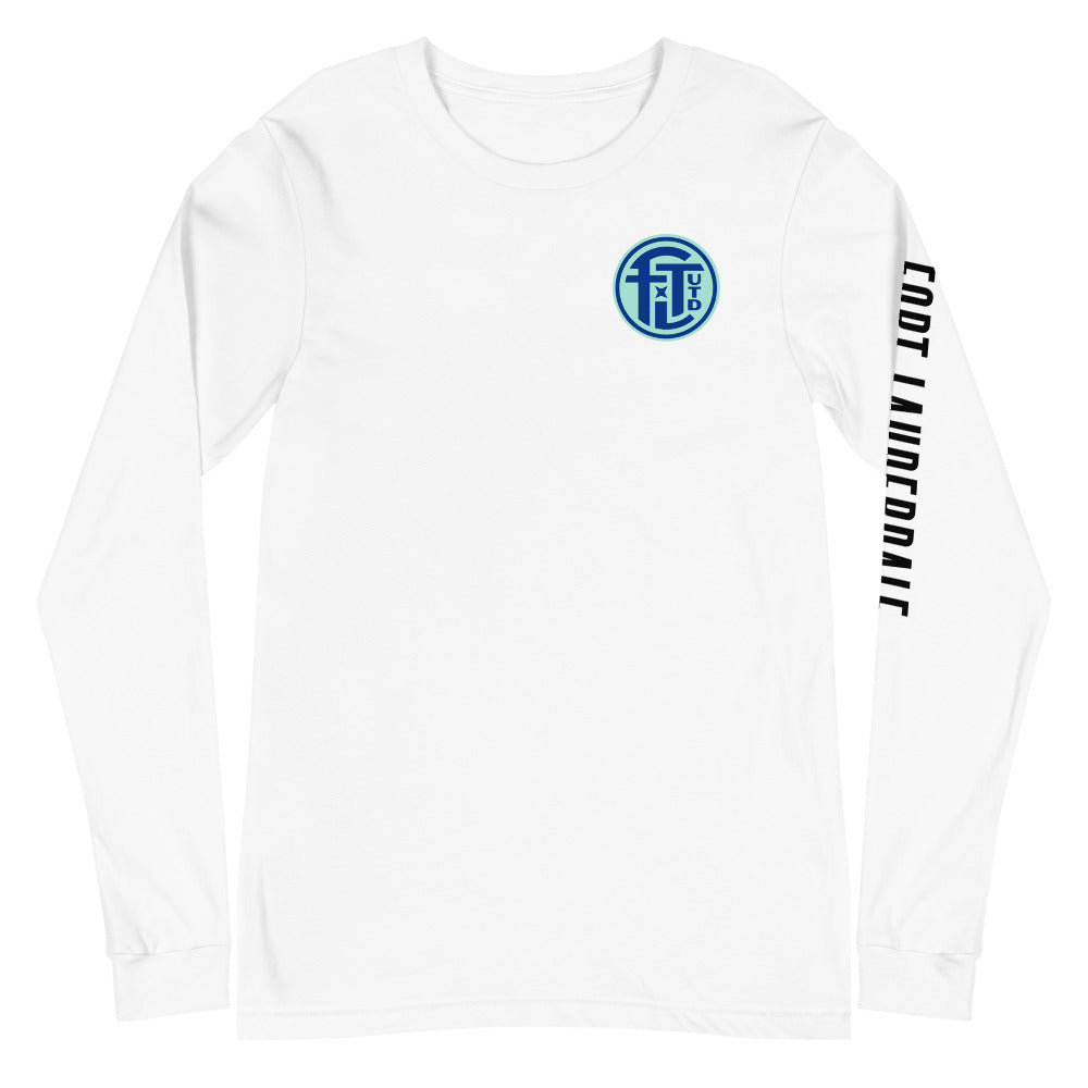 Fort Lauderdale United FC LC/Sleeve Crest 2-Hit Unisex Long Sleeve T-Shirt