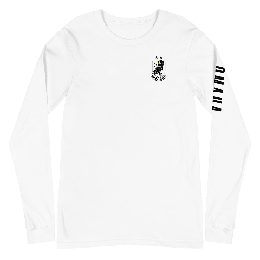 Union Omaha LC/Sleeve Crest 2-Hit Unisex Long Sleeve T-Shirt