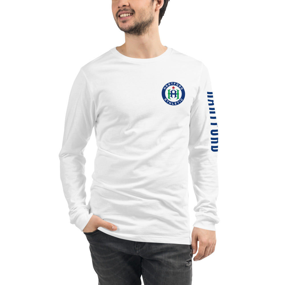Hartford Athletic LC/Sleeve Crest 2-Hit Unisex Long Sleeve T-Shirt