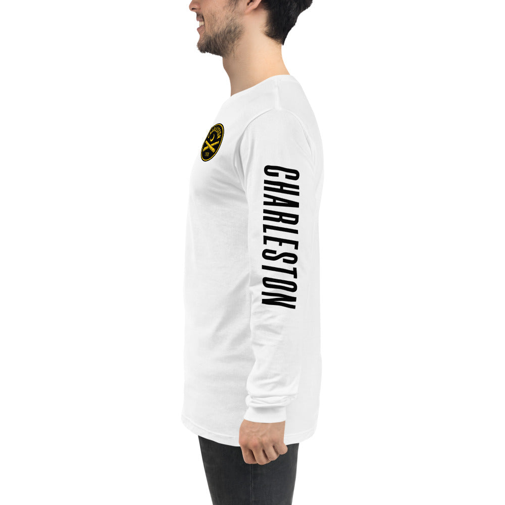 Charleston Battery LC/Sleeve Crest 2-Hit Unisex Long Sleeve T-Shirt