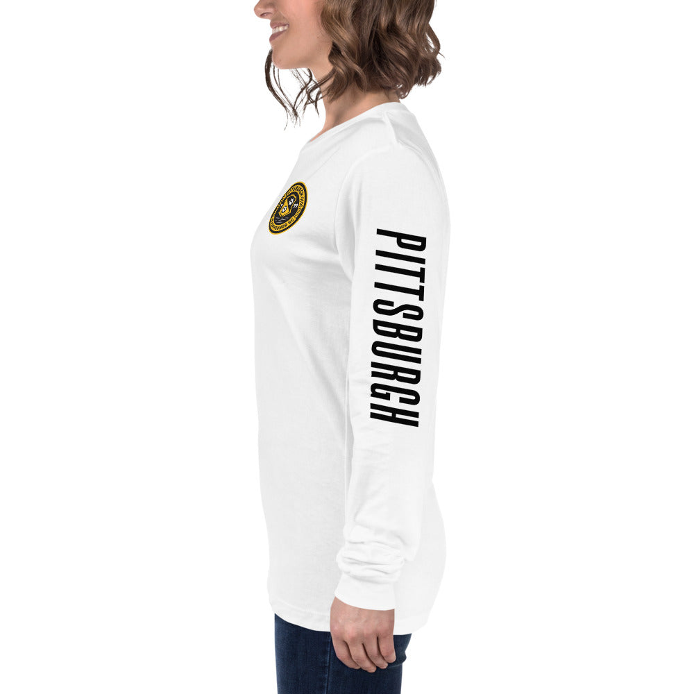 Pittsburgh Riverhounds SC LC/Sleeve Crest 2-Hit Unisex Long Sleeve T-Shirt