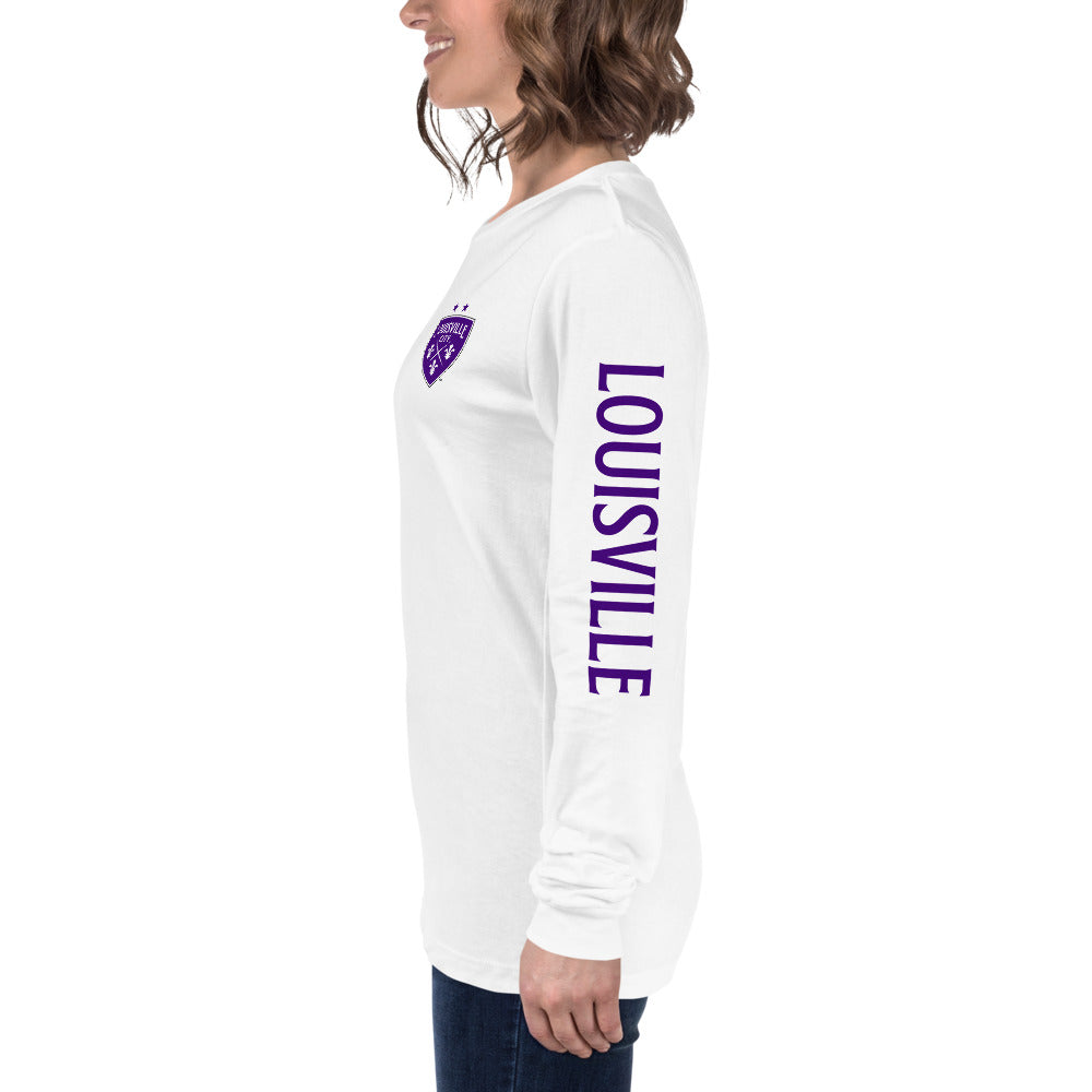 Louisville City FC LC/Sleeve Crest 2-Hit Unisex Long Sleeve T-Shirt