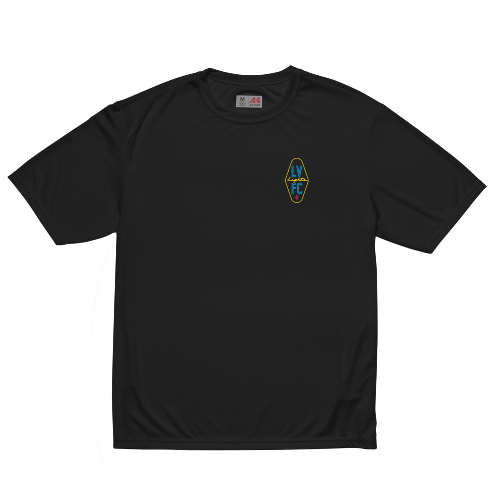 Las Vegas Lights FC Crest Unisex Performance Crew Neck T-Shirt