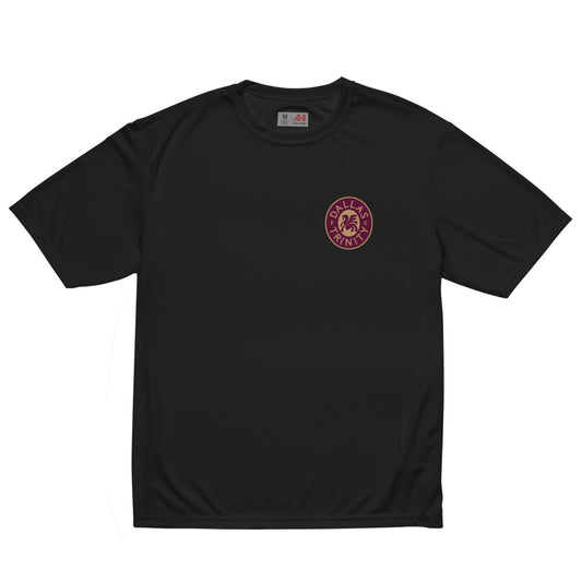 Dallas Trinity FC LC Crest Unisex Performance Crew Neck T-Shirt Black