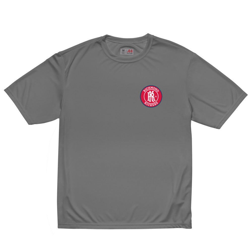 Richmond Kickers LC Crest Unisex Performance Crew Neck T-Shirt