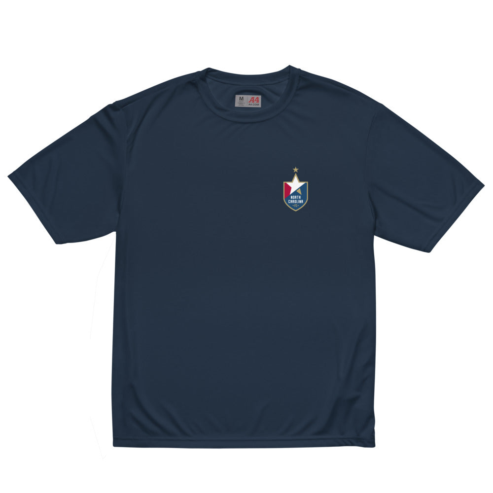 North Carolina FC LC Crest Unisex Performance Crew Neck T-shirt