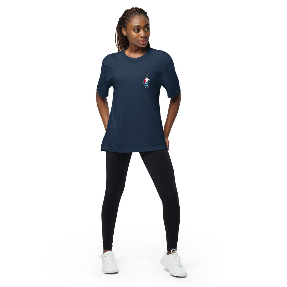 North Carolina FC LC Crest Unisex Performance Crew Neck T-shirt