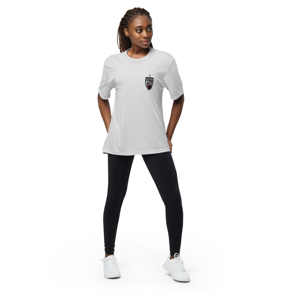 San Antonio FC LC Crest Unisex Performance Crew Neck T-shirt