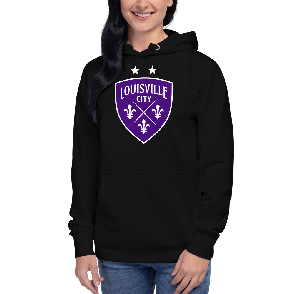 Louisville City FC Crest Cotton Heritage Premium Hoodie