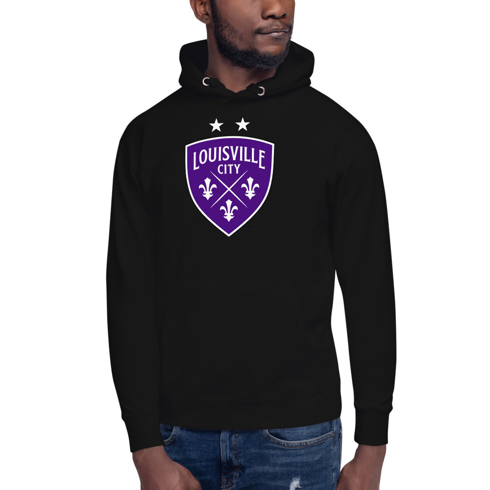 Louisville City FC Crest Cotton Heritage Premium Hoodie