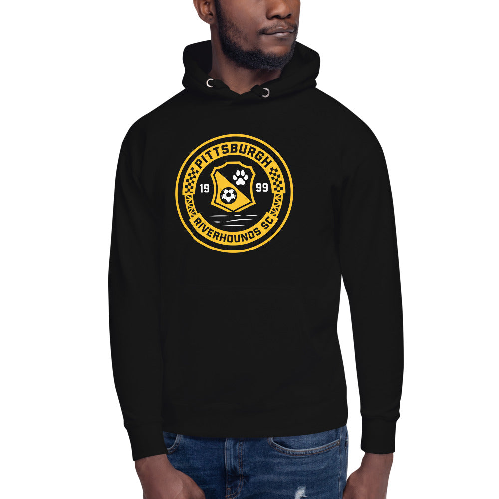 Pittsburgh Riverhounds SC Crest Cotton Heritage Premium Hoodie