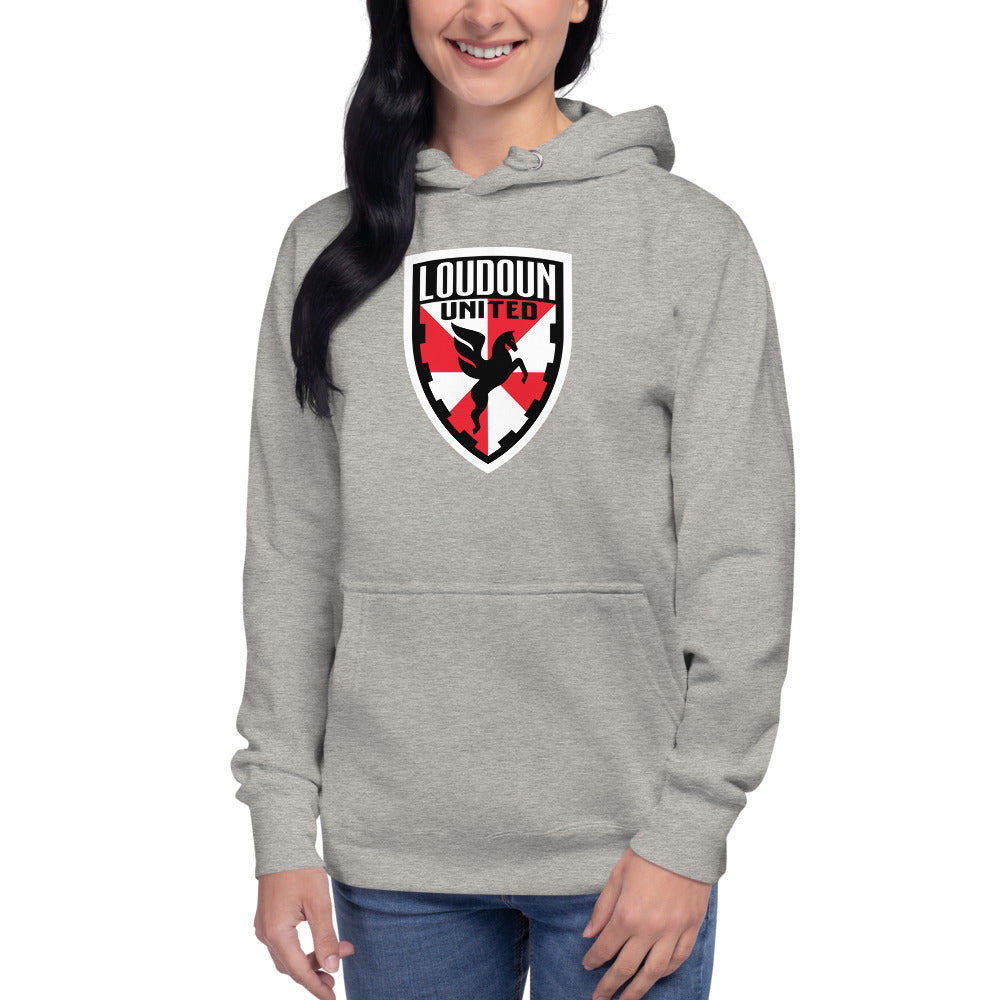 Loudoun United FC Crest Cotton Heritage Premium Hoodie