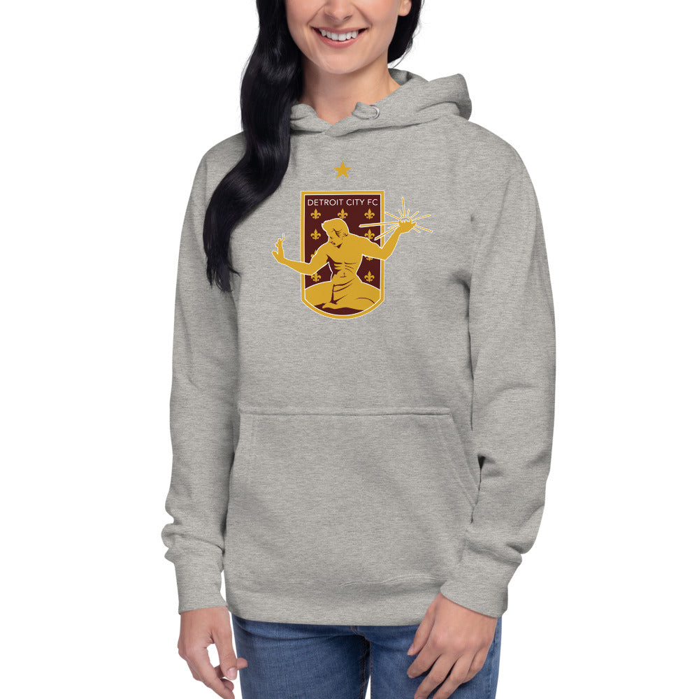 Detroit City FC Crest Cotton Heritage Premium Hoodie