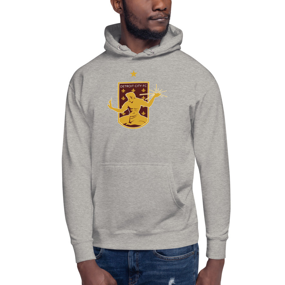 Detroit City FC Crest Cotton Heritage Premium Hoodie