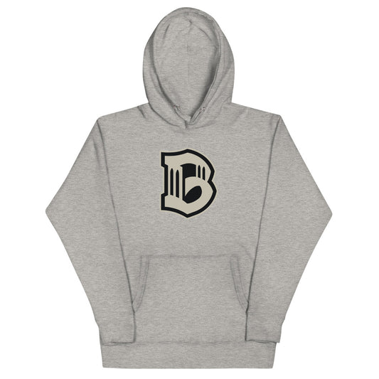 Brooklyn fc crest cotton heritage premium hoodie - carbon grey