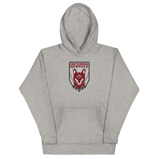 Chattanooga Red Wolves SC Crest Cotton Heritage Premium Hoodie