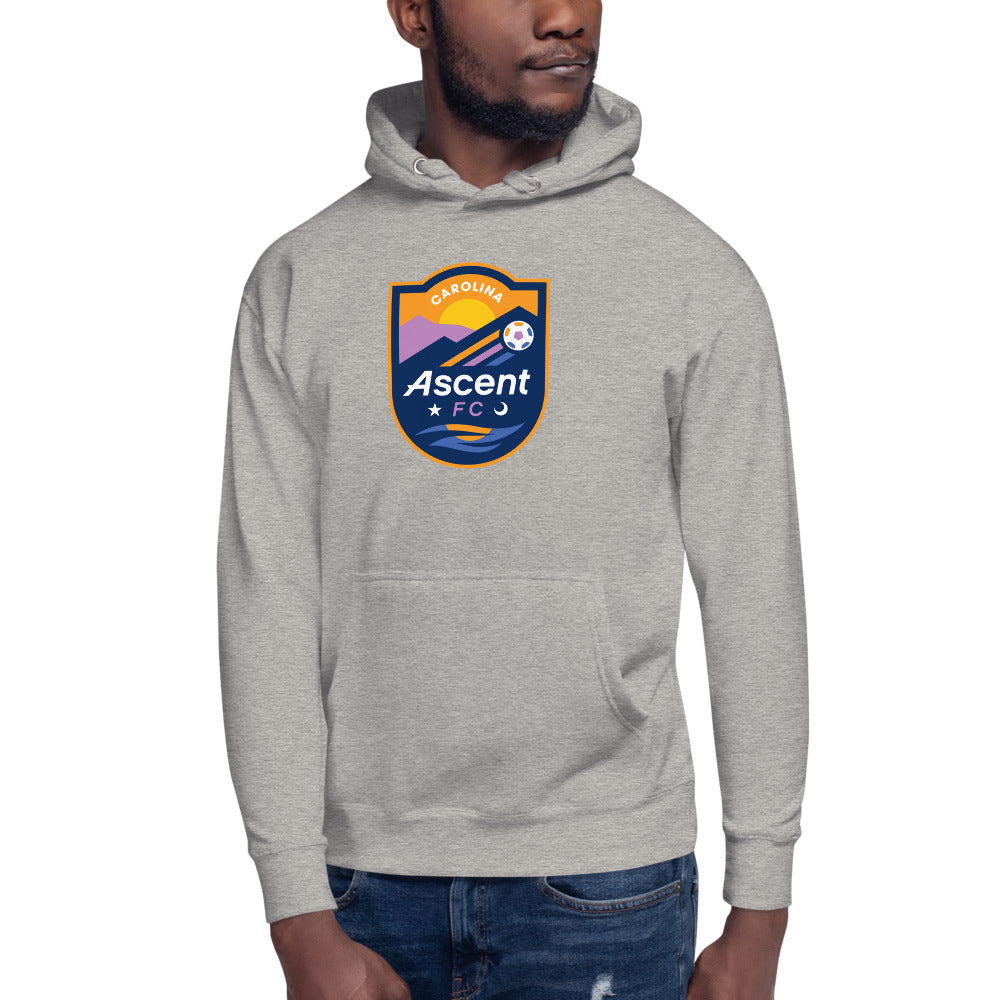 Carolina Ascent FC Crest Cotton Heritage Premium Hoodie