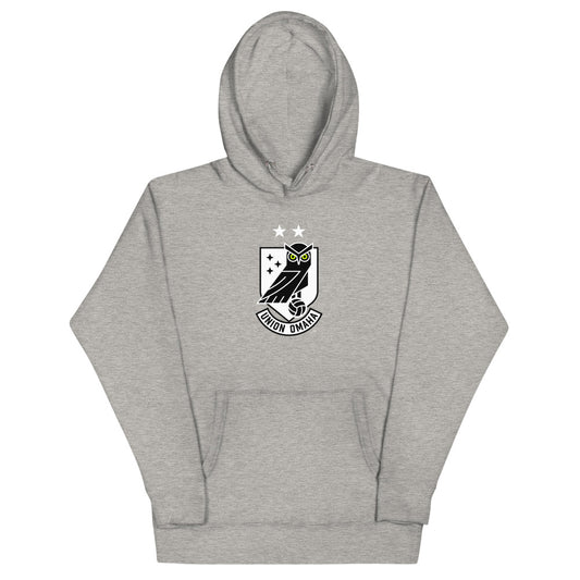 Union omaha crest cotton heritage premium hoodie - carbon grey