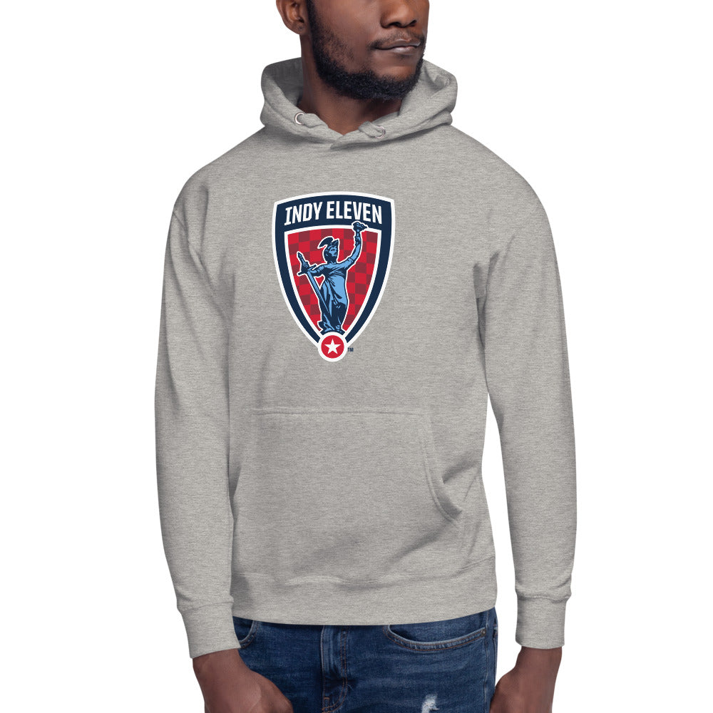 Indy Eleven Crest Cotton Heritage Premium Hoodie