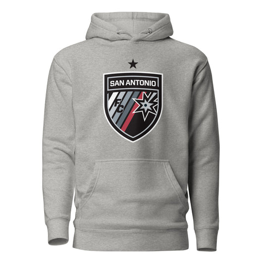 San Antonio FC Crest Cotton Heritage Premium Hoodie Carbon Grey