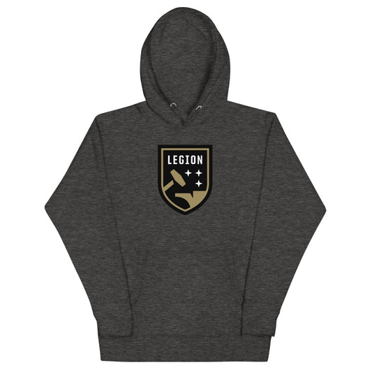 Birmingham legion fc crest cotton heritage premium hoodie - charcoal heather