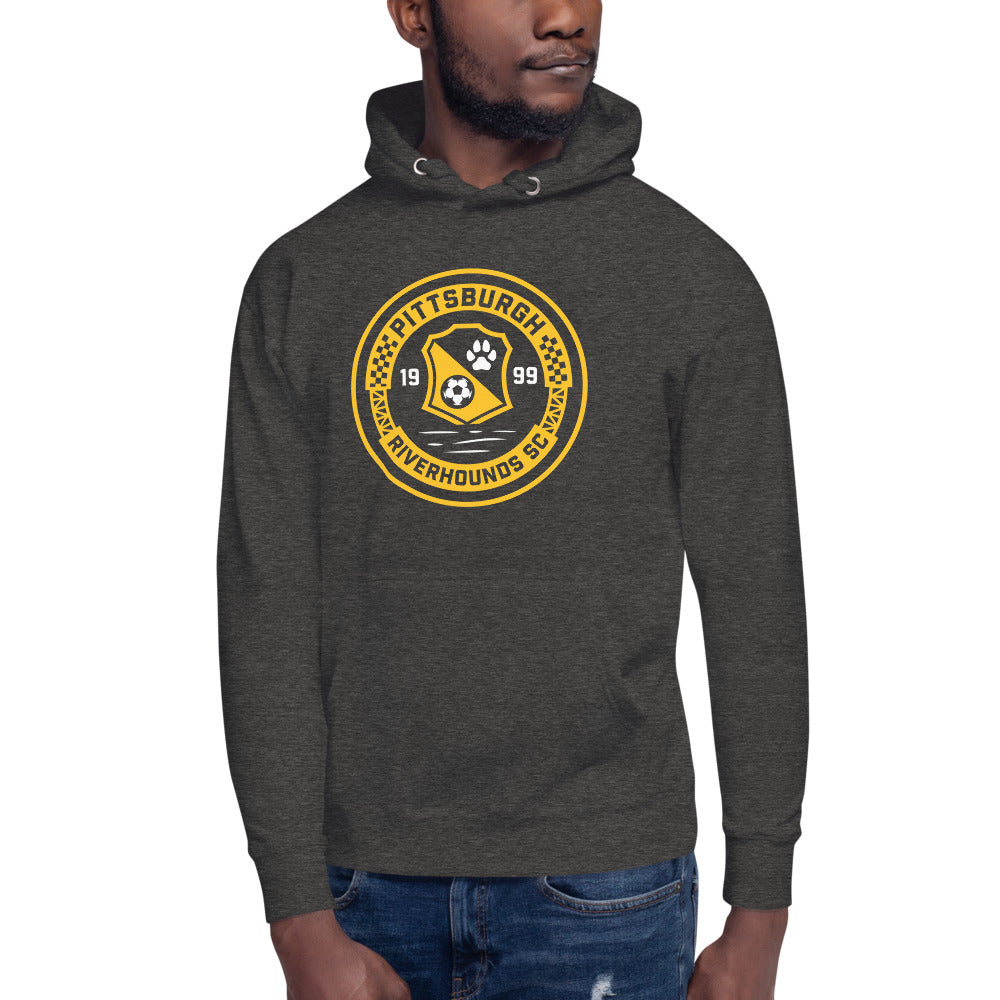 Pittsburgh Riverhounds SC Crest Cotton Heritage Premium Hoodie