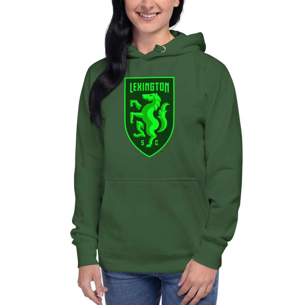 Lexington SC Crest Cotton Heritage Premium Hoodie