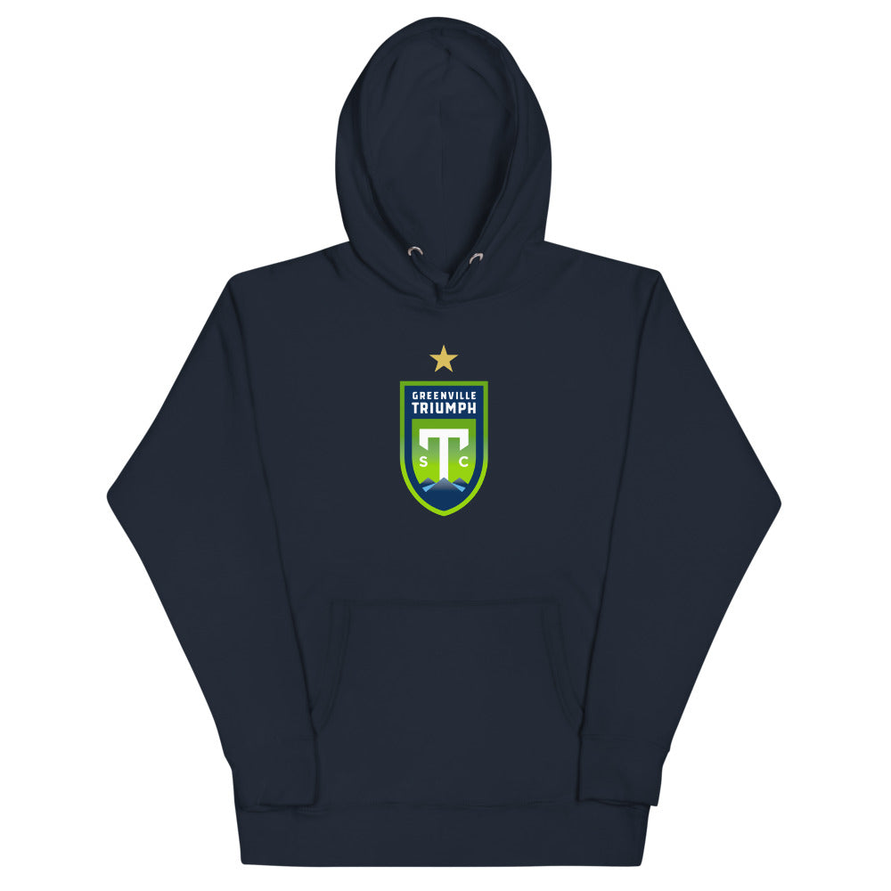 Greenville Triumph SC Crest Unisex Premium Hoodie