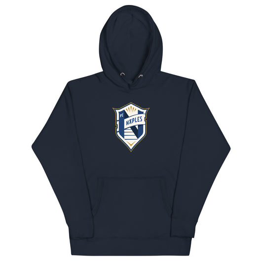 Fc naples crest unisex premium hoodie - navy blazer