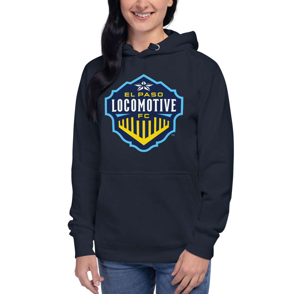 El Paso Locomotive Crest Cotton Heritage Premium Hoodie