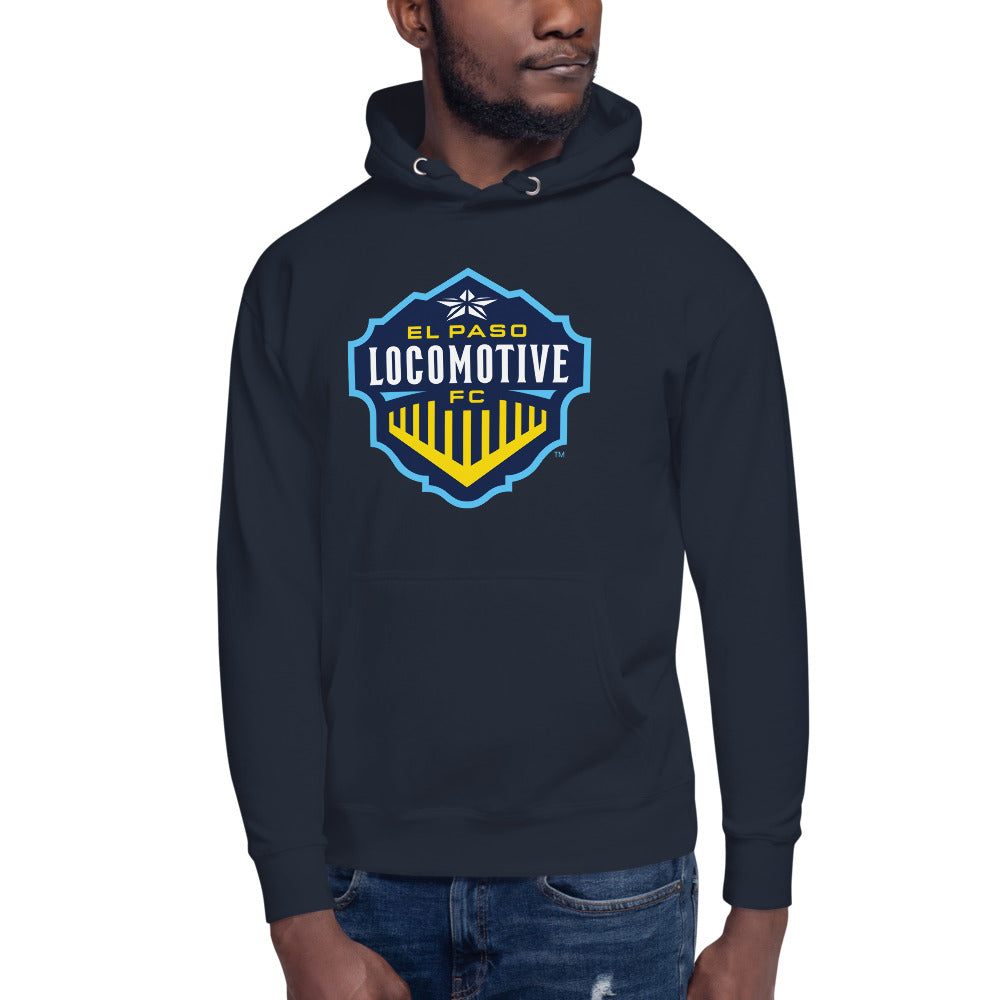 El Paso Locomotive Crest Cotton Heritage Premium Hoodie
