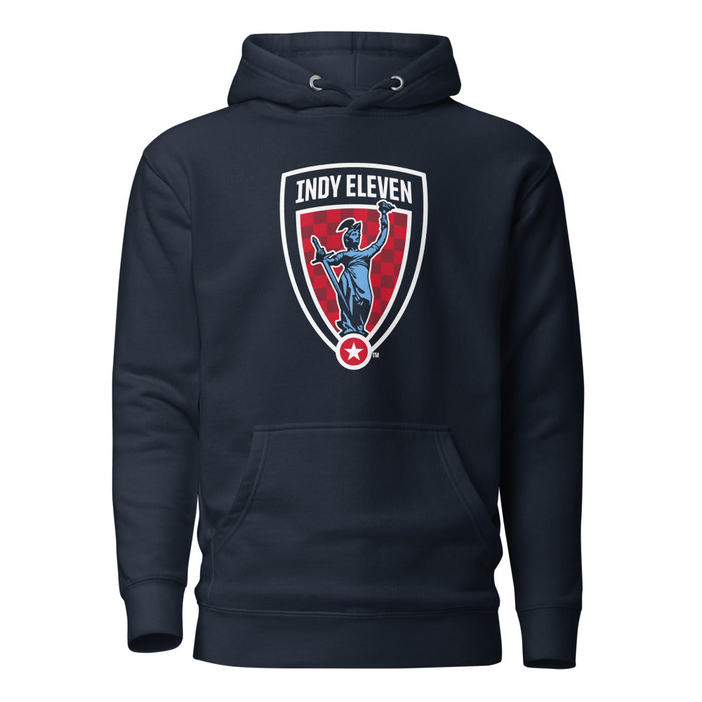 Indy Eleven Crest Cotton Heritage Premium Hoodie