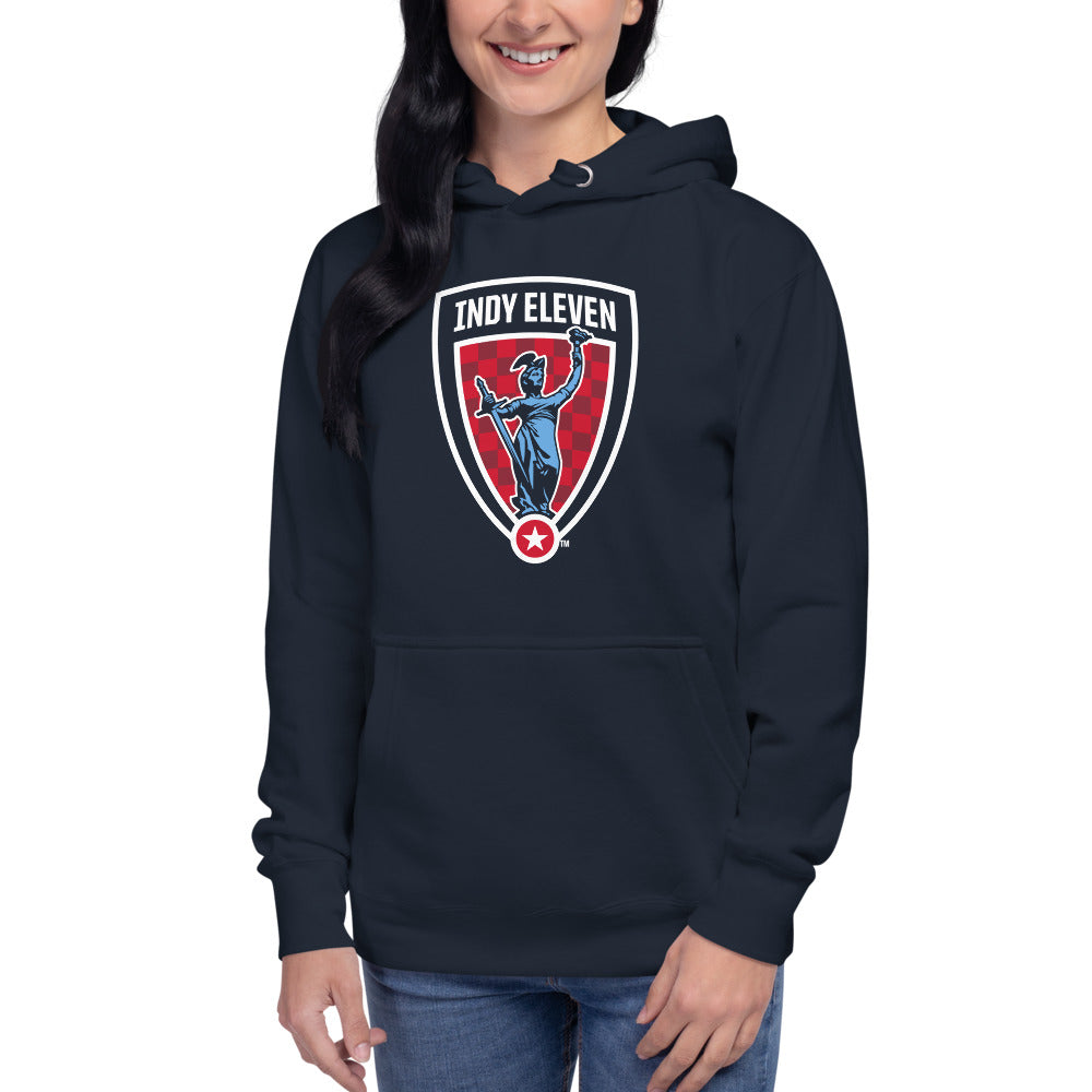 Indy Eleven Crest Cotton Heritage Premium Hoodie