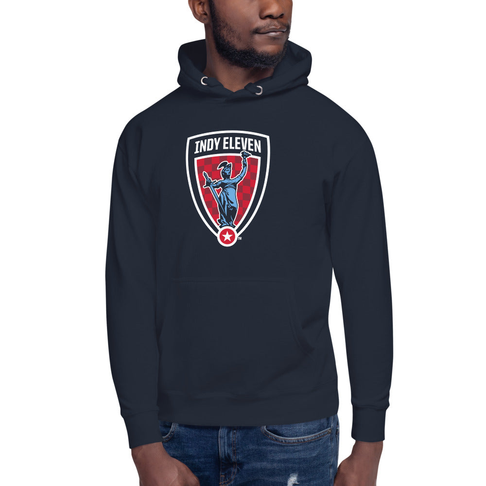 Indy Eleven Crest Cotton Heritage Premium Hoodie