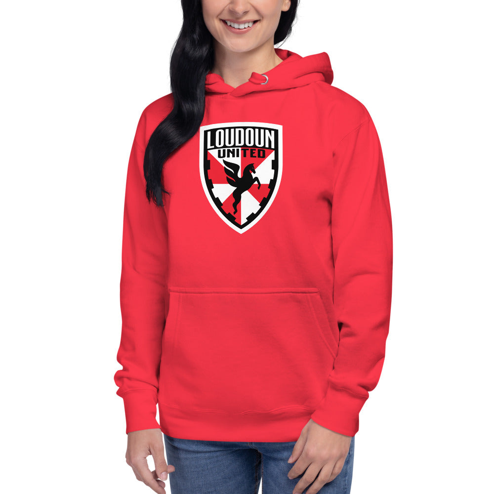 Loudoun United FC Crest Cotton Heritage Premium Hoodie