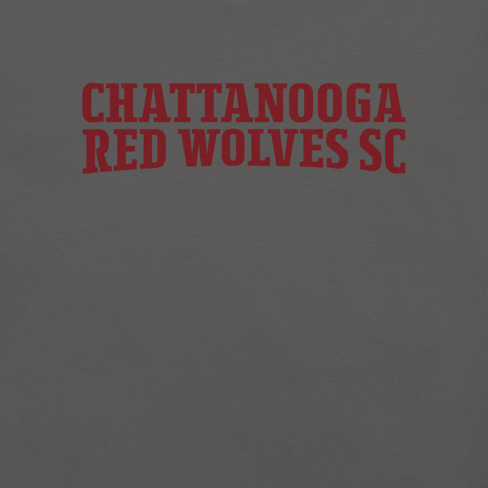 Chattanooga Red Wolves SC Wordmark Adult T-Shirt