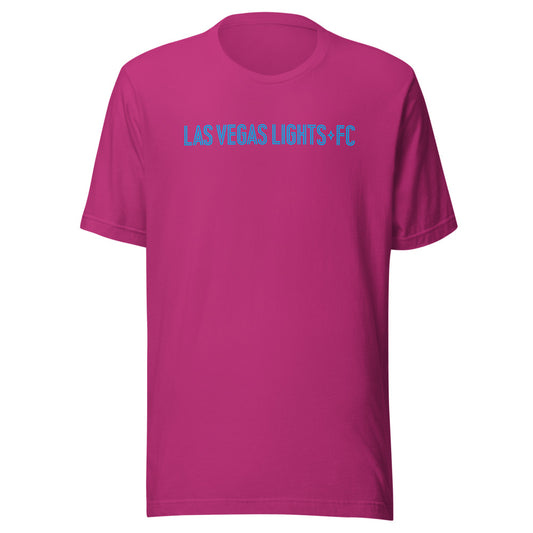 Las Vegas Lights FC Wordmark Adult T-Shirt