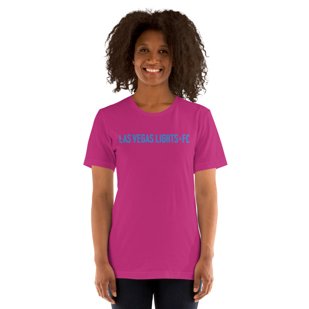 Las Vegas Lights FC Wordmark Adult T-Shirt