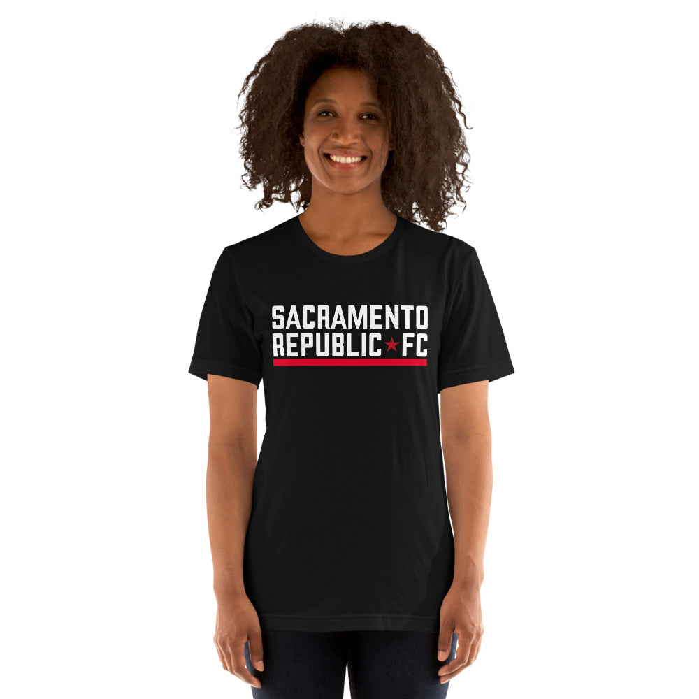 Sacramento Republic Wordmark Adult T-Shirt