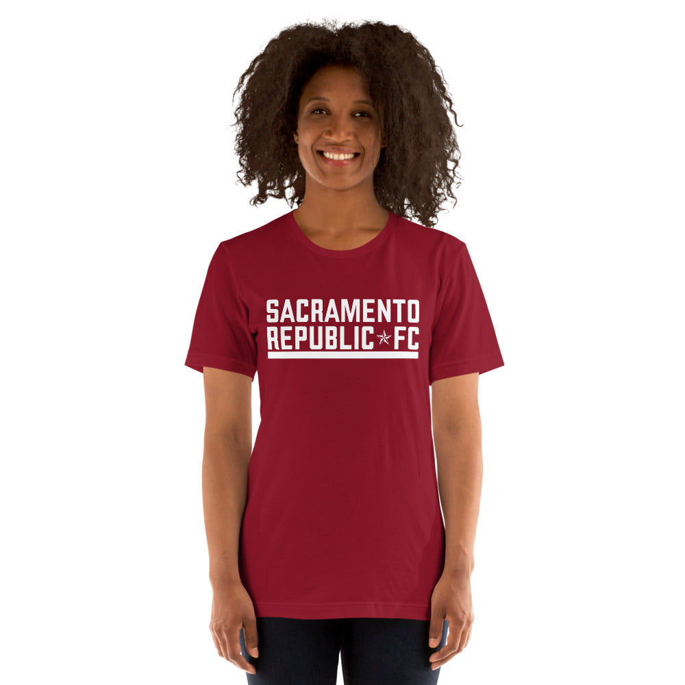 Sacramento Republic Wordmark Adult T-Shirt