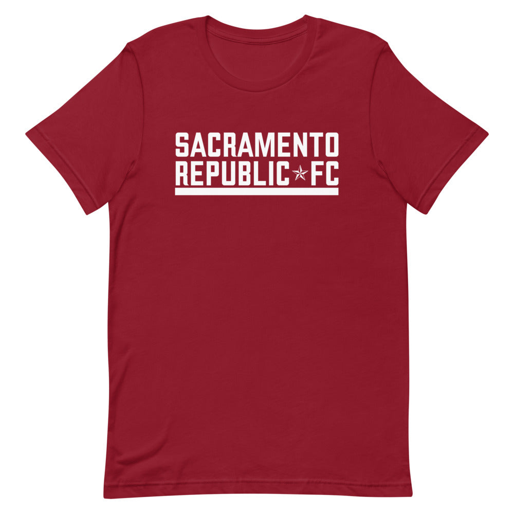 Sacramento Republic Wordmark Adult T-Shirt